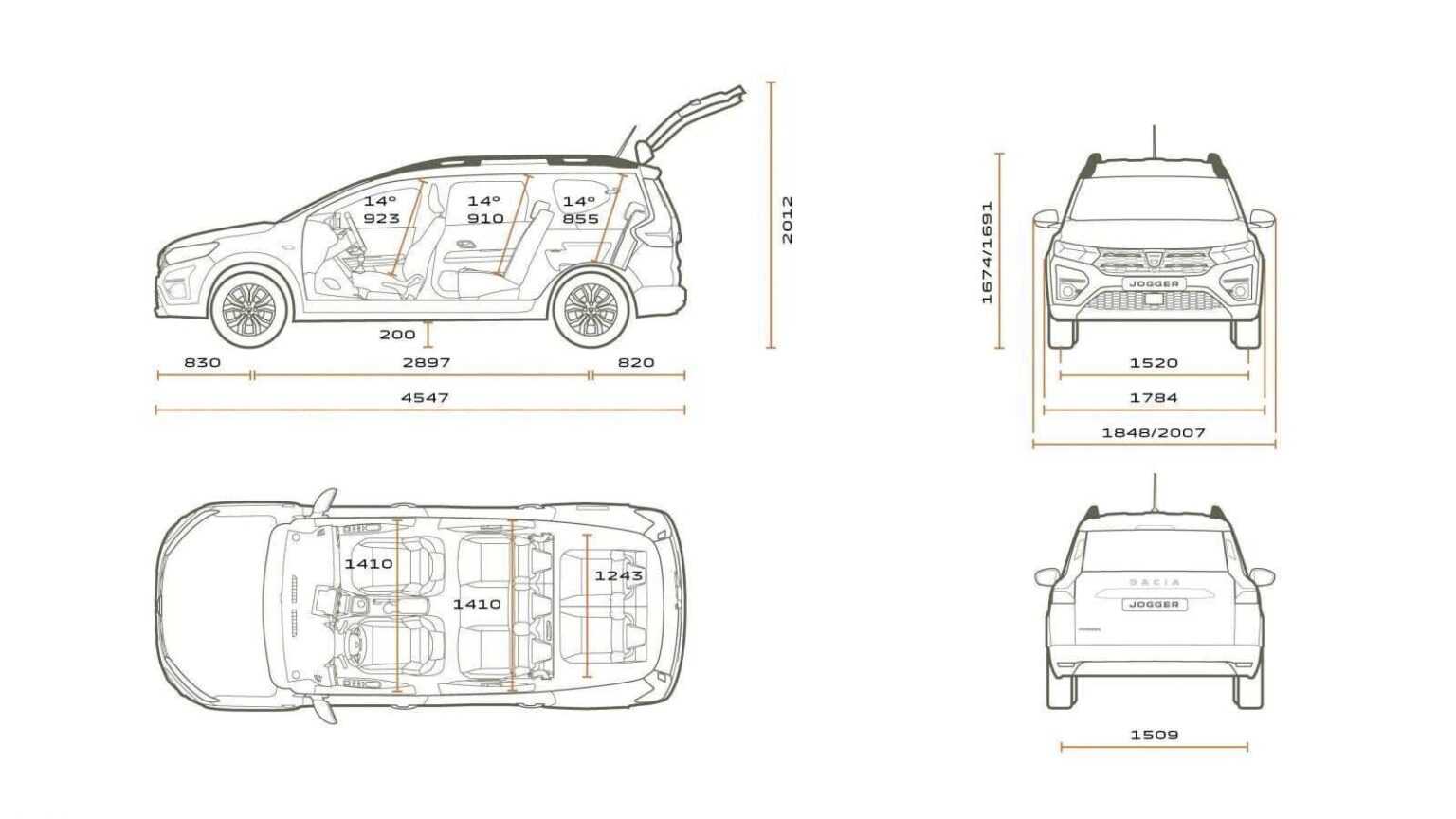 Dacia Jogger Camper Kofferraum Abmessungen Camping Ausbau Ideen