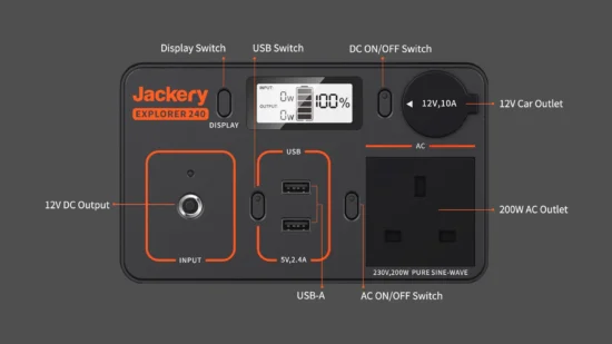 jackery power station 240 - 4 jackery power station 240 - 4
